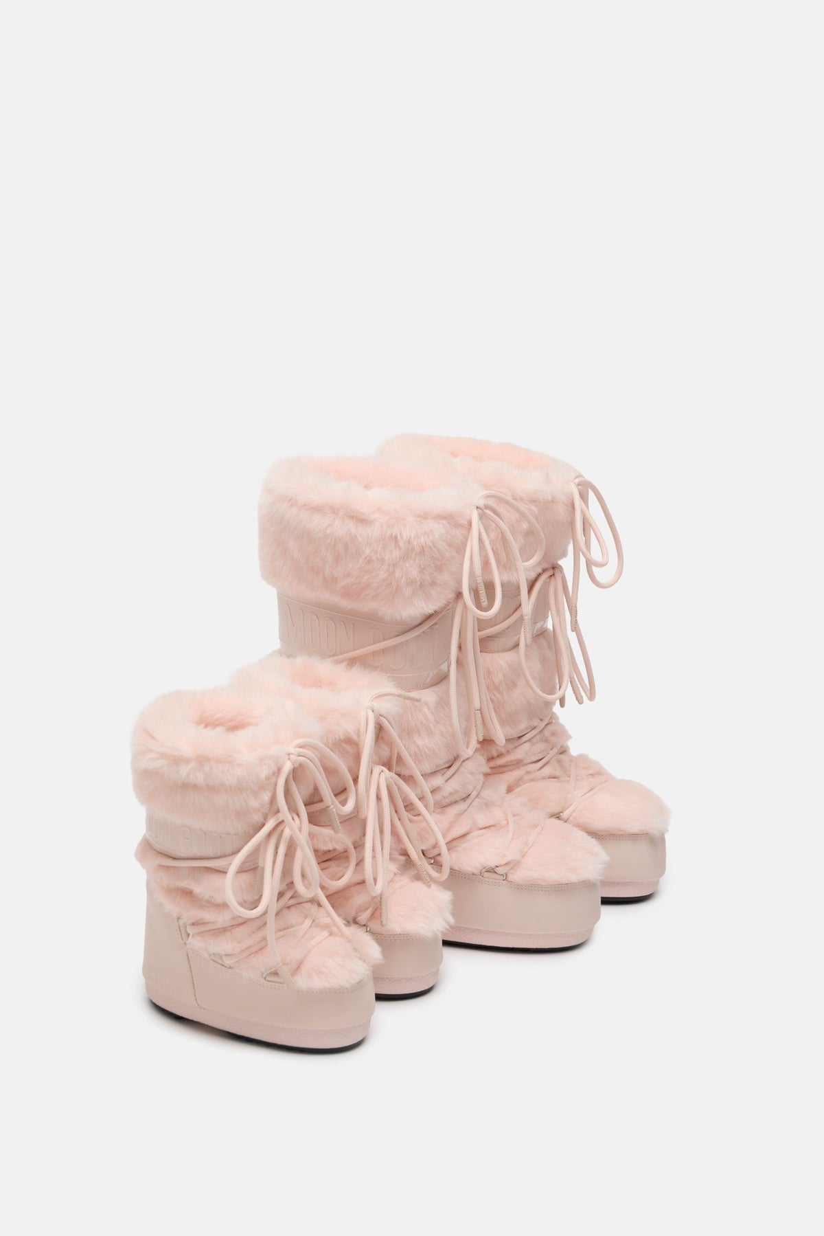 Moon Boot ICON PINK FAUX-FUR Boots
