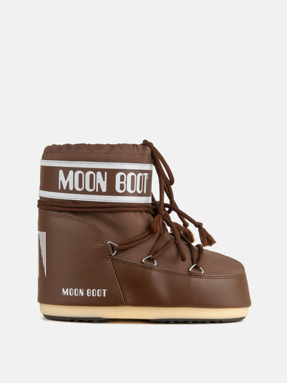 Moon Boot ICON LOW Brown Nylon Boots