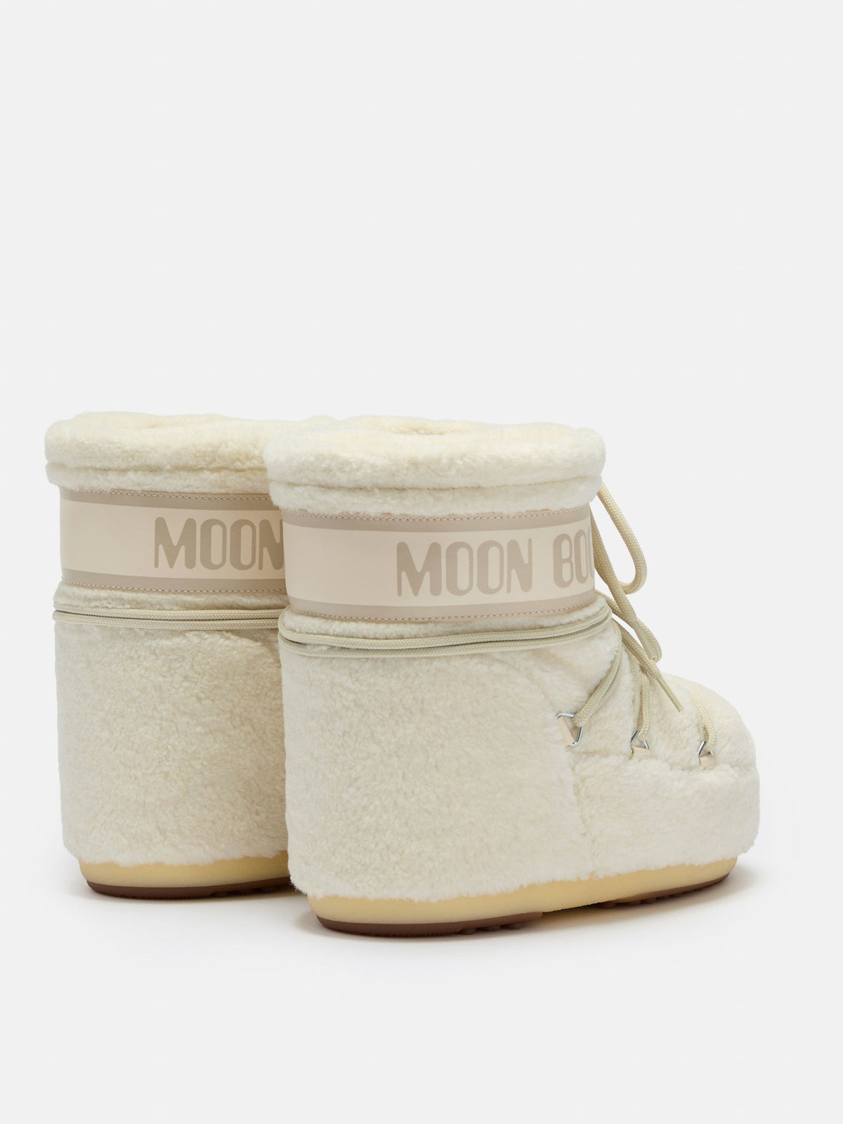 Moon Boot ICON LOW Cream Fleece Boots