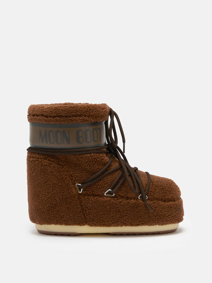Moon Boot ICON LOW Brown Fleece Boots