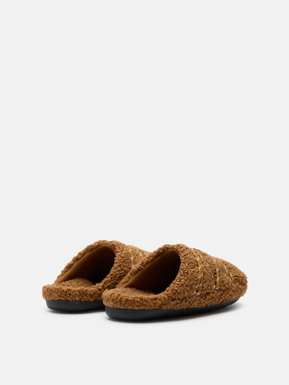 Moon Boot Teddy Slipper Brown