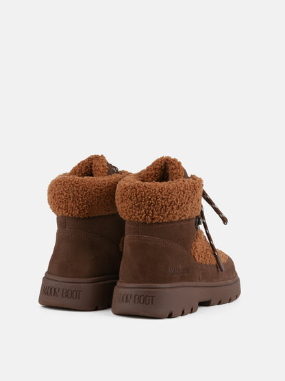 Combat BOOT Brown Fleece