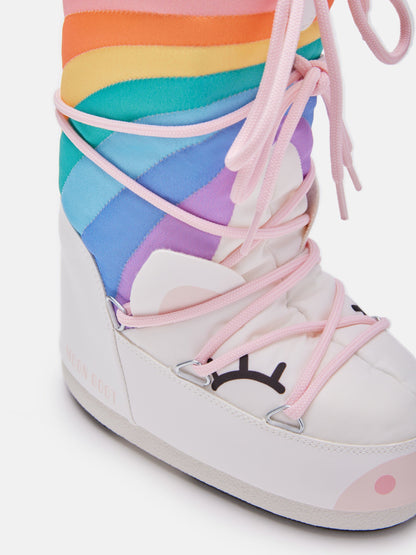 Moon Boot ICON Junior Unicorn White Boots