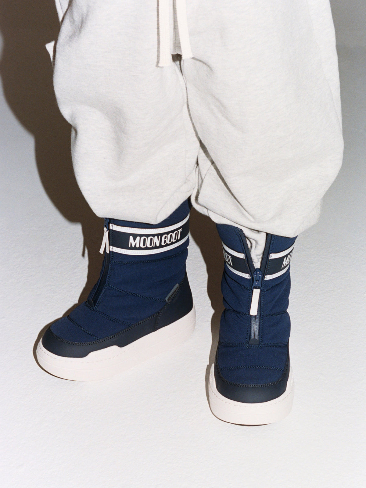 Moon Boot Junior PARK ZIP HIGH NAVY Boots