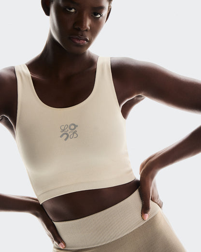 On Seamless Bra Loewe Ivory (Women'S)