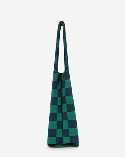 Jw Pei Molly Checkerboard Market Bag Jungle Green