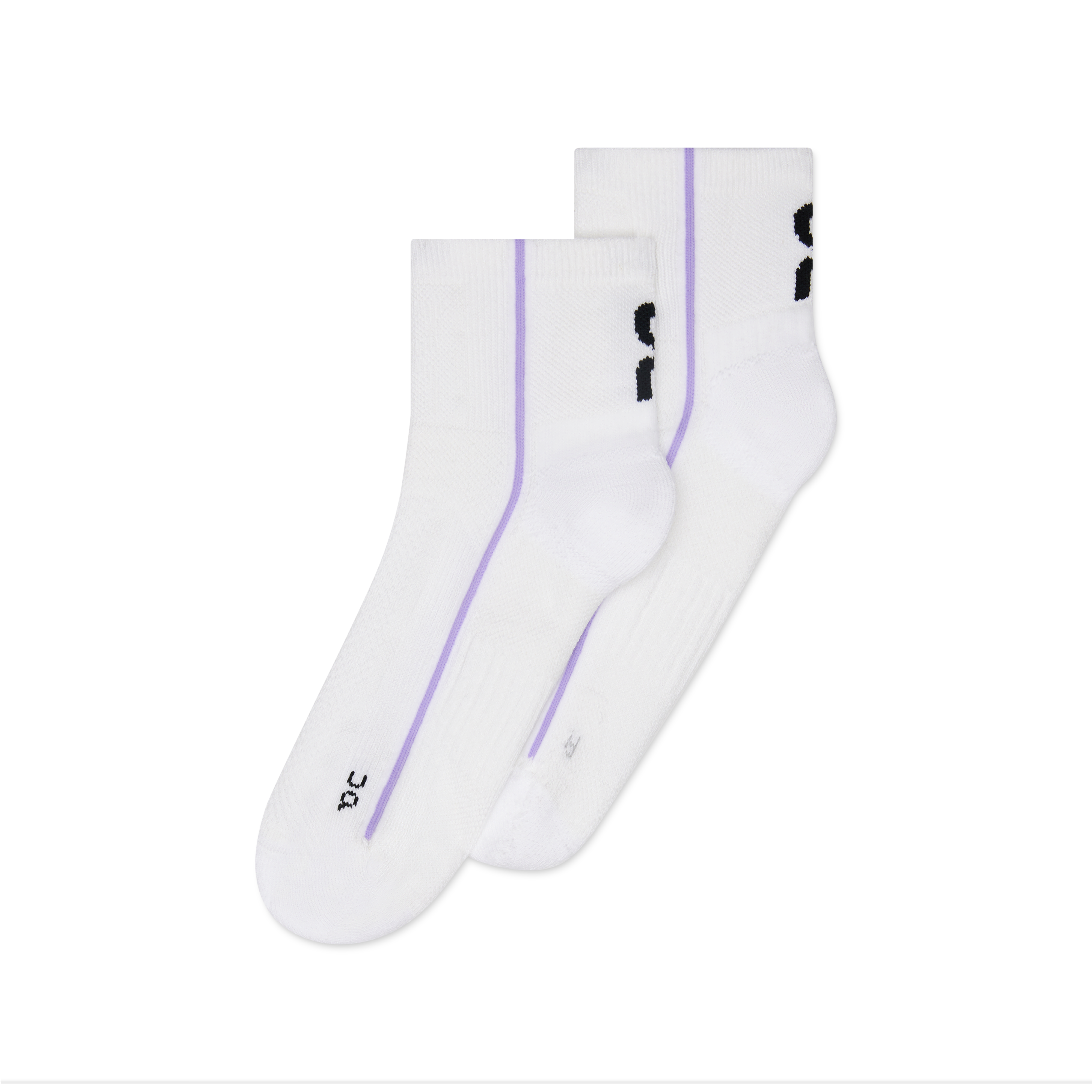 On Court Sock Mid White | Bloom
