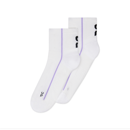 On Court Sock Mid White | Bloom