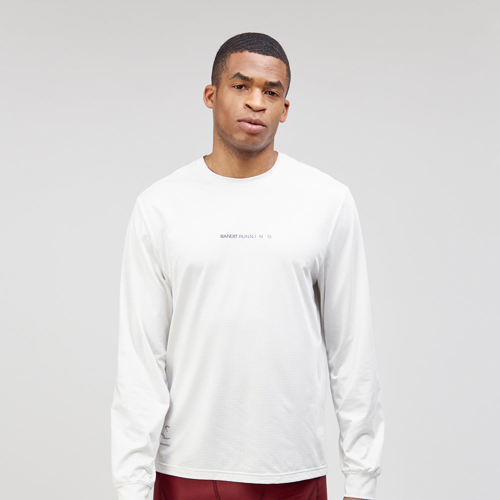 Bandit Nanomesh Performance Long Sleeve Unisex White