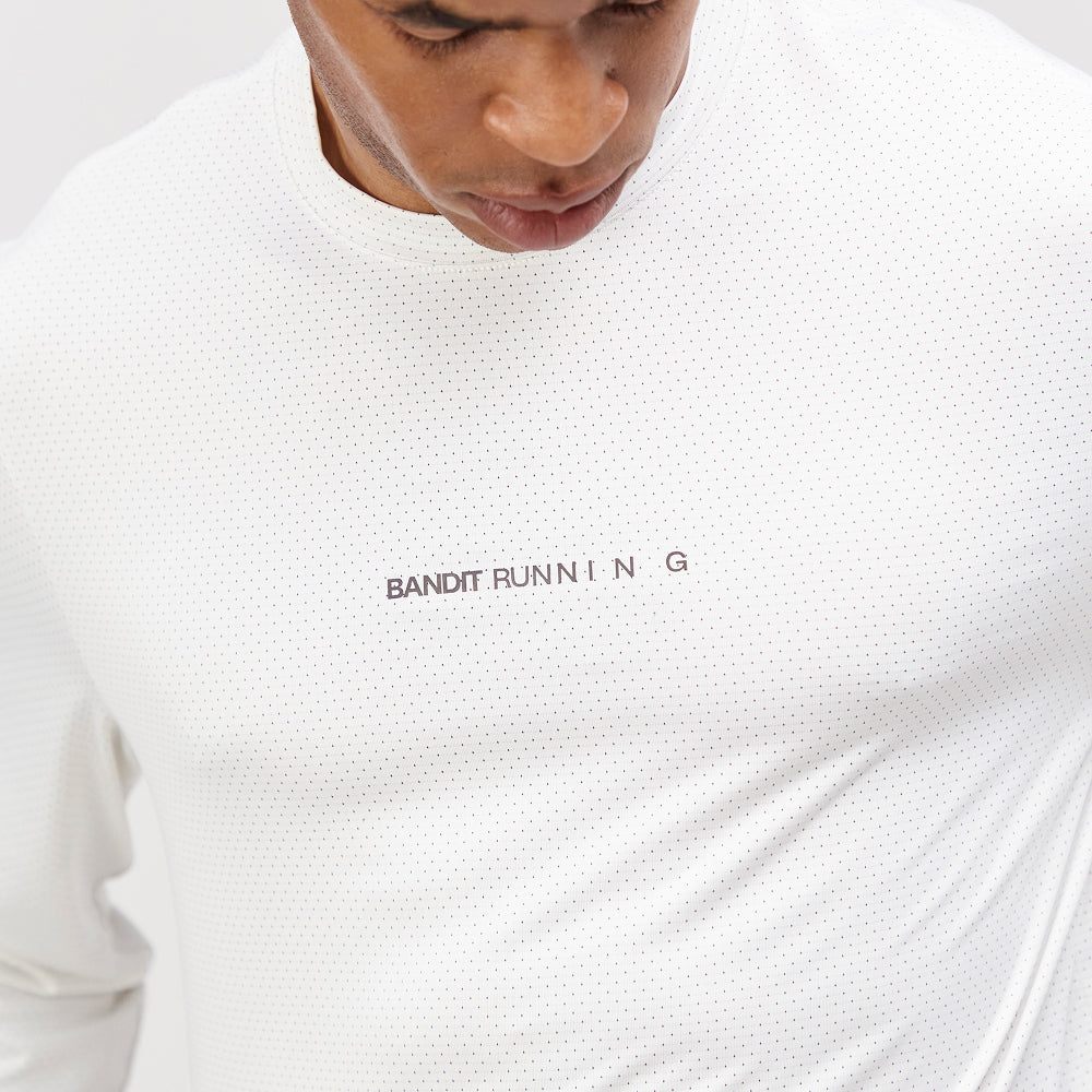 Bandit Nanomesh Performance Long Sleeve Unisex White