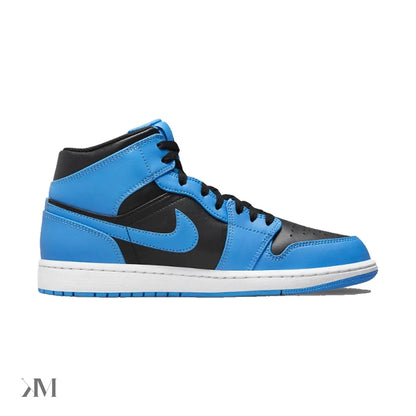 Air Jordan 1 Mid University Blue, side profile