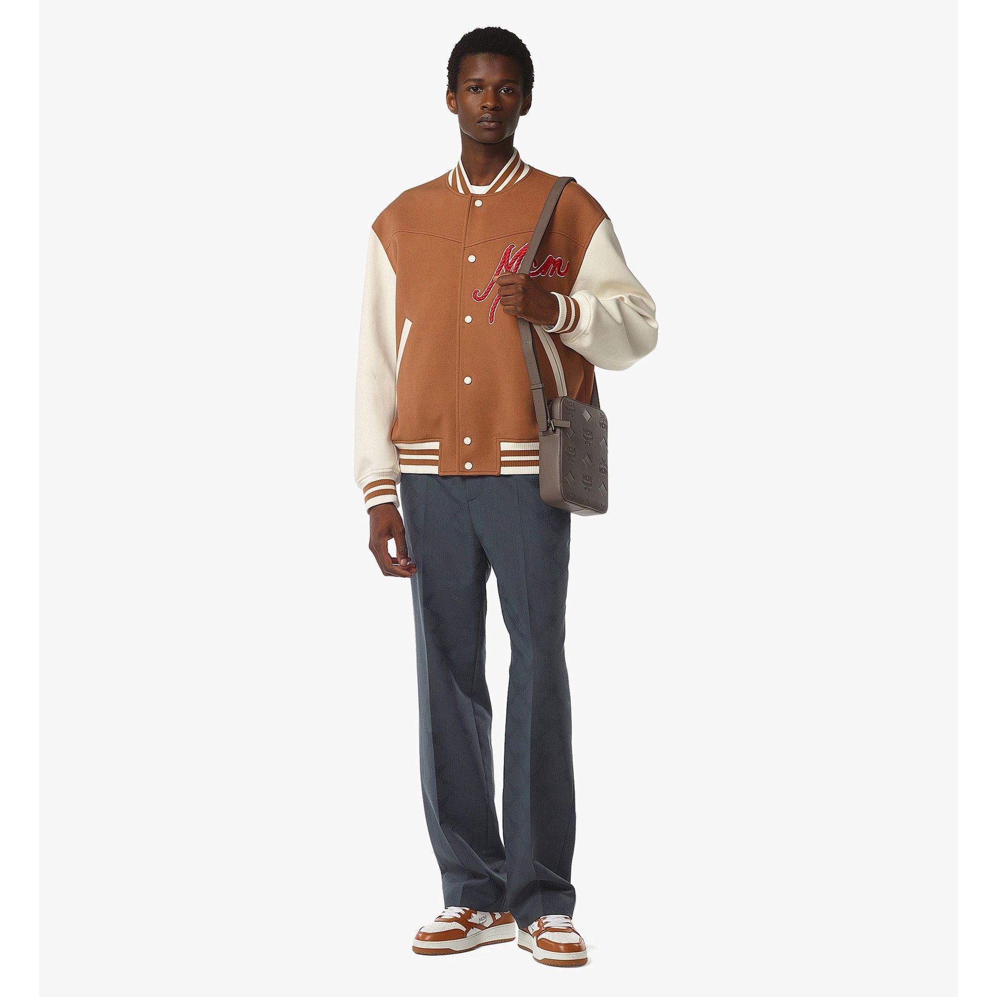 MCM Klassik Crossbody In Maxi Monogram Leather