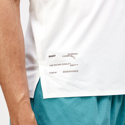 Bandit Drift Racing Singlet White