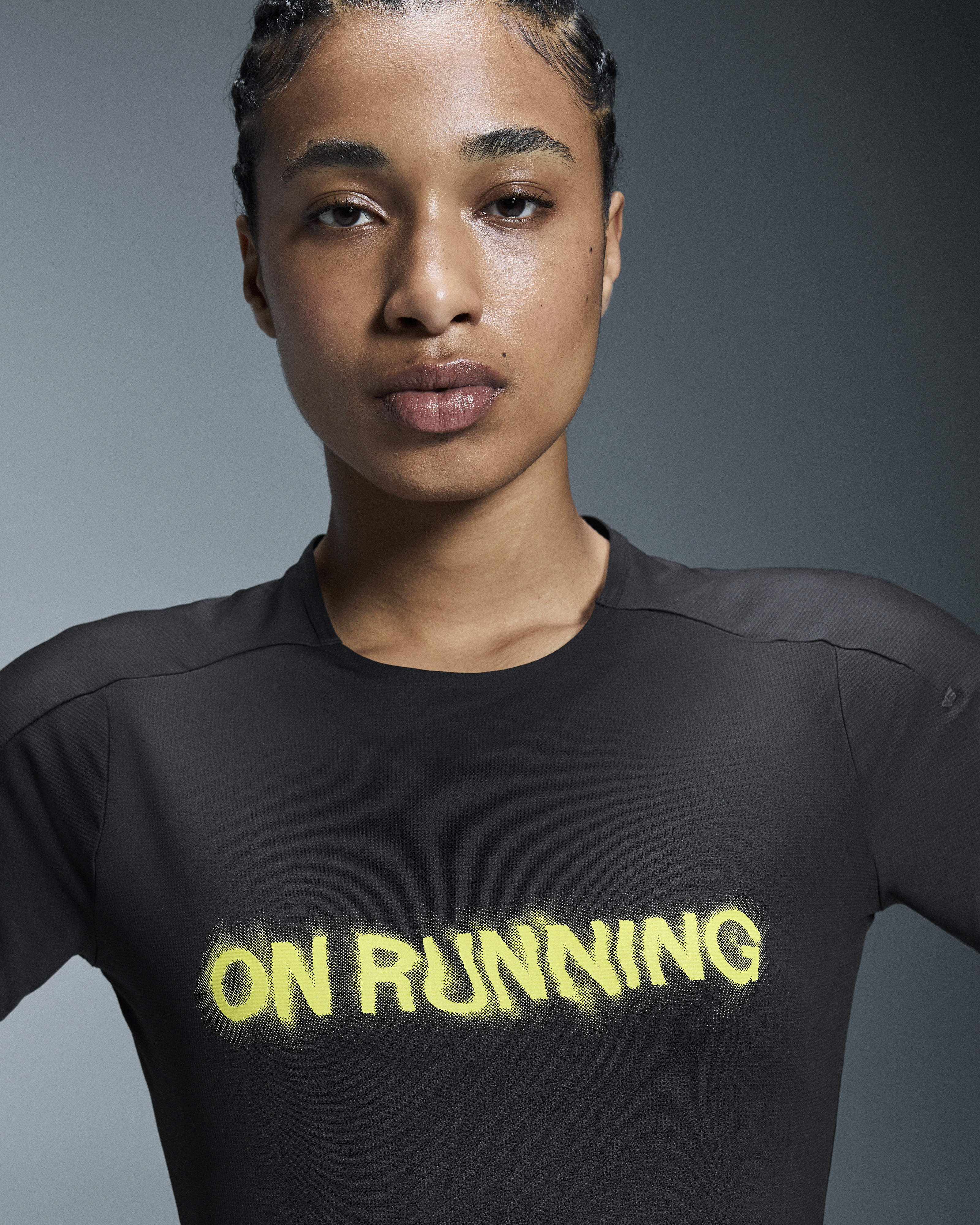 on performance-t lumos Black (Women's)