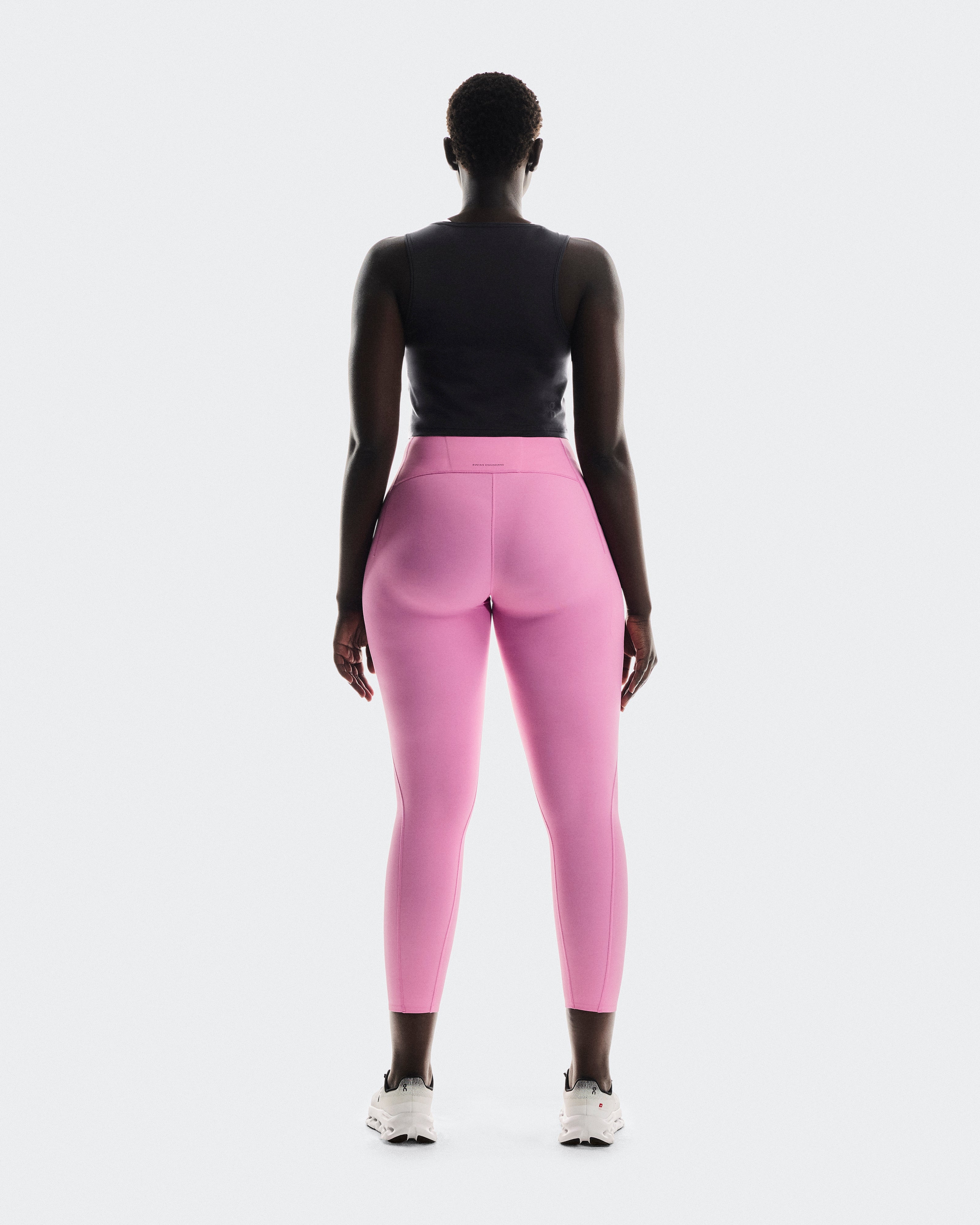 on studio tights 7/8 Raspberry (Women's)