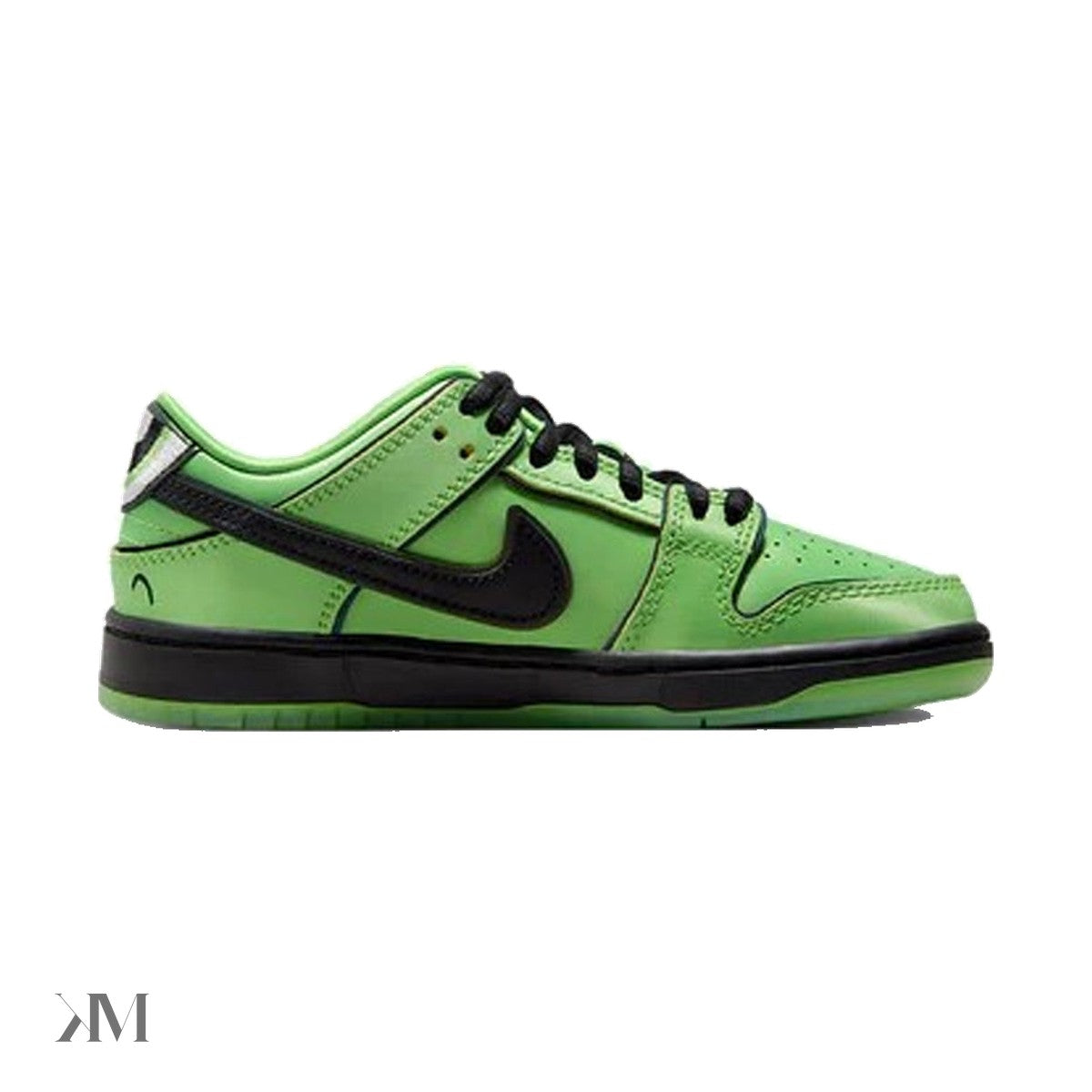Nike SB Dunk Low Buttercup x The Powerpuff Girls, side profile