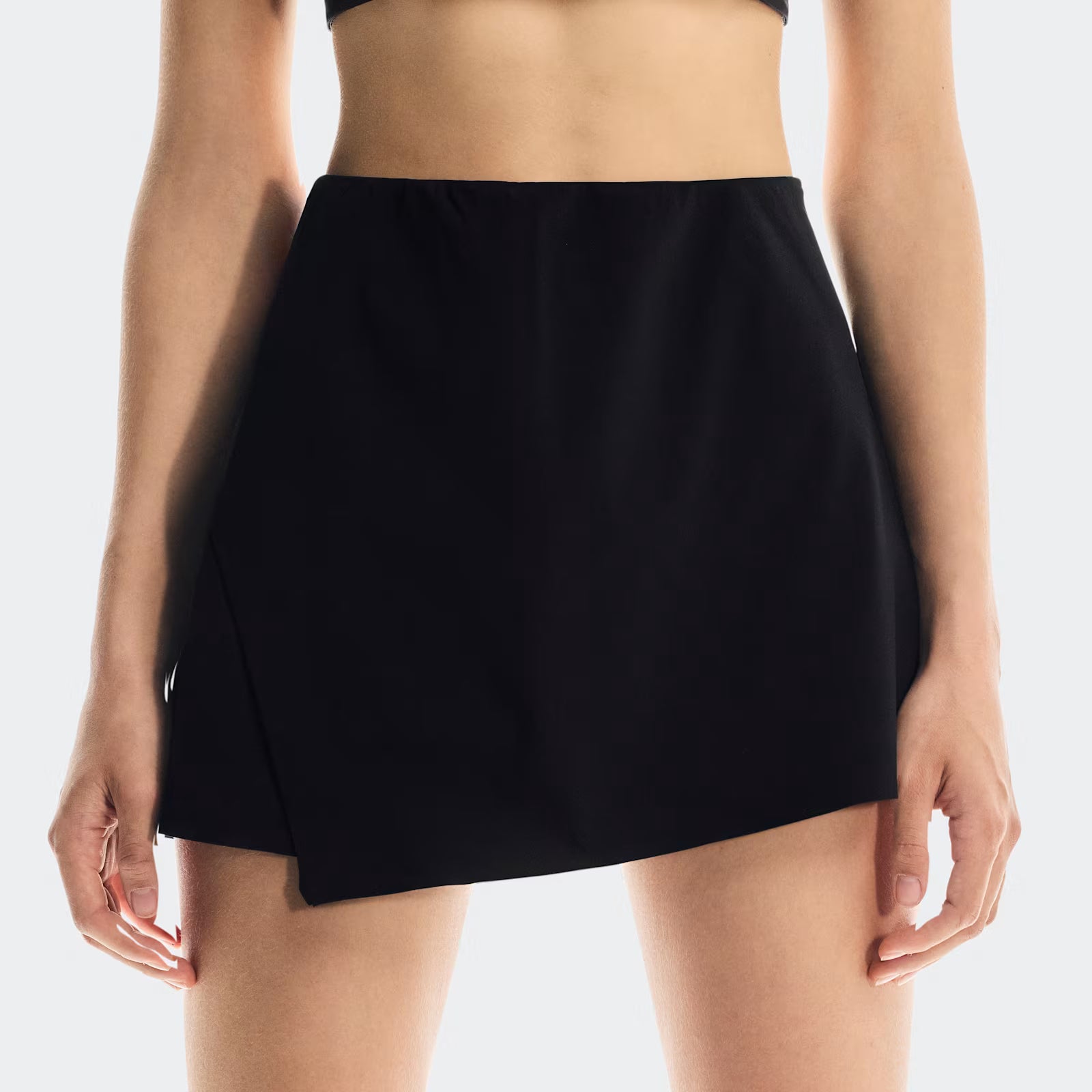 On Court Skirt Side Pleat Black (Women'S)