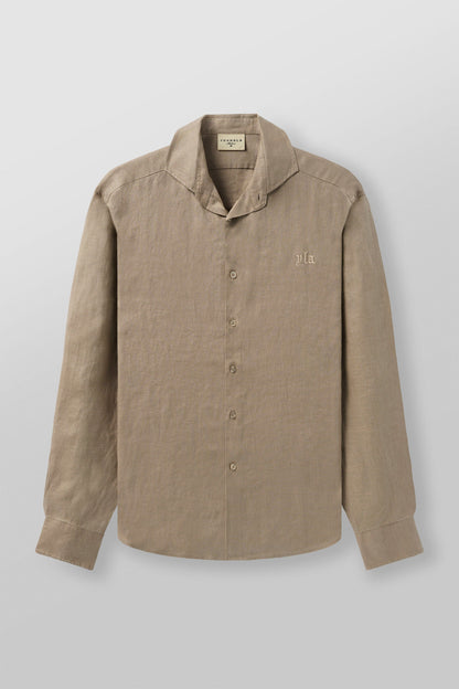 YoungLA 825 - Simply Linen Shirts Tan