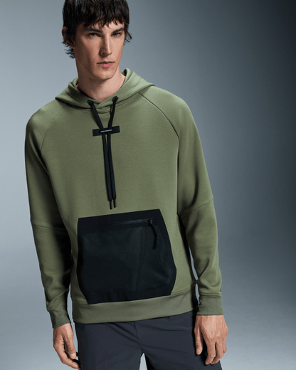on hoodie Taiga