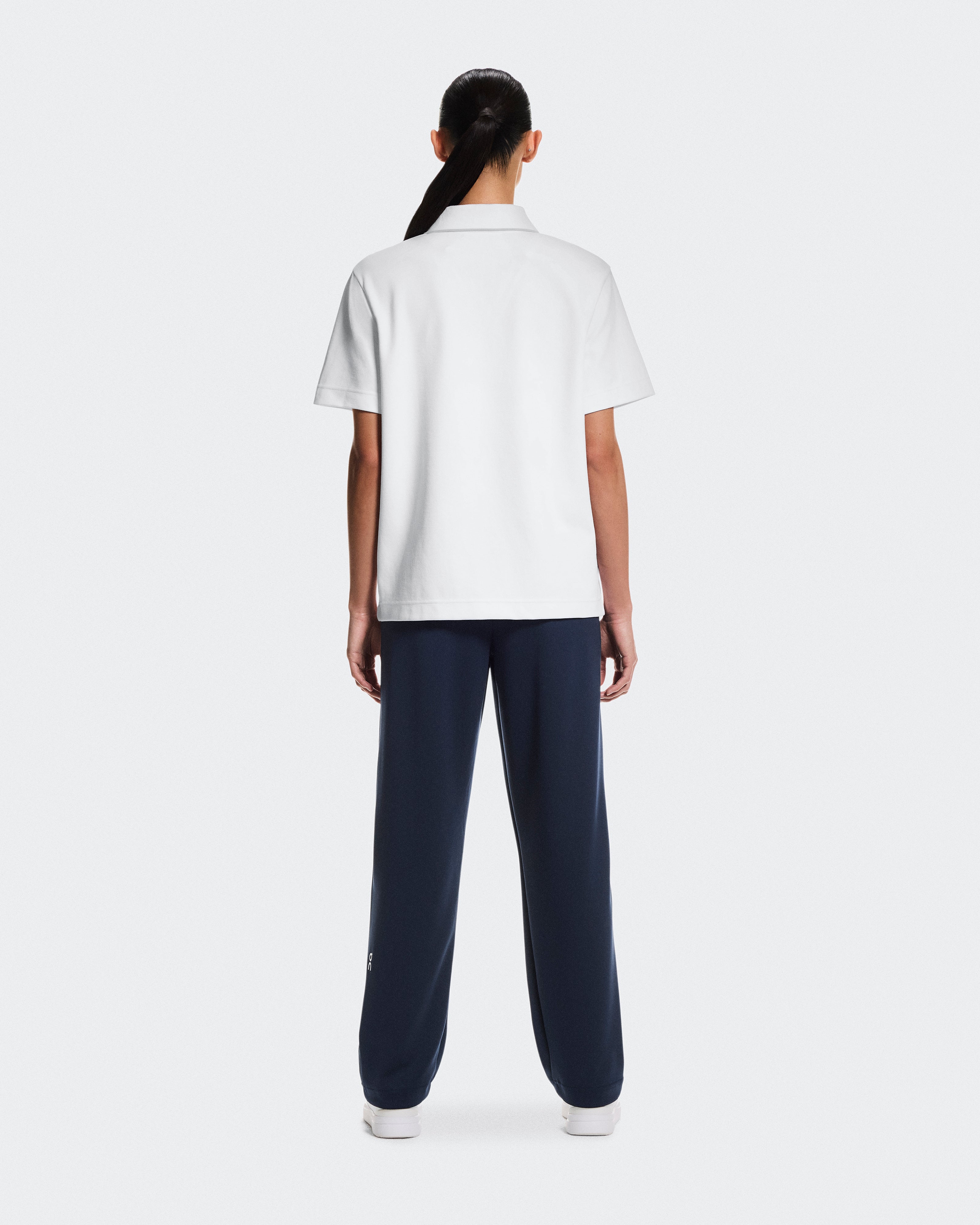 On Courtside Polo White | Sand (Women'S)
