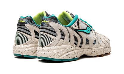 Saucony Grid Azura 2000 Reflect Camo Creme Blue