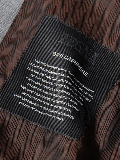 Zegna Light Grey Oasi Cashmere Suit