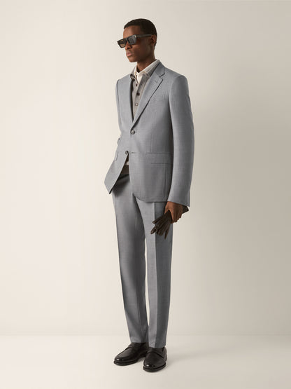 Zegna Light Grey Oasi Cashmere Suit
