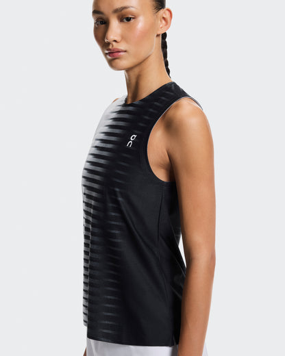On Court Tank Edge Black | White (Women'S)