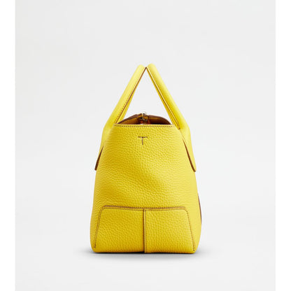 Tods Di Bag In Leather Small Yellow
