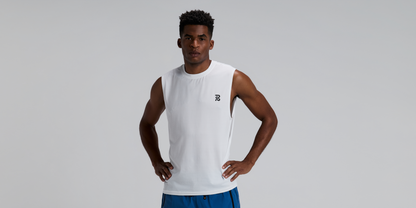 Bandit Mens Micromesh Run Tank White