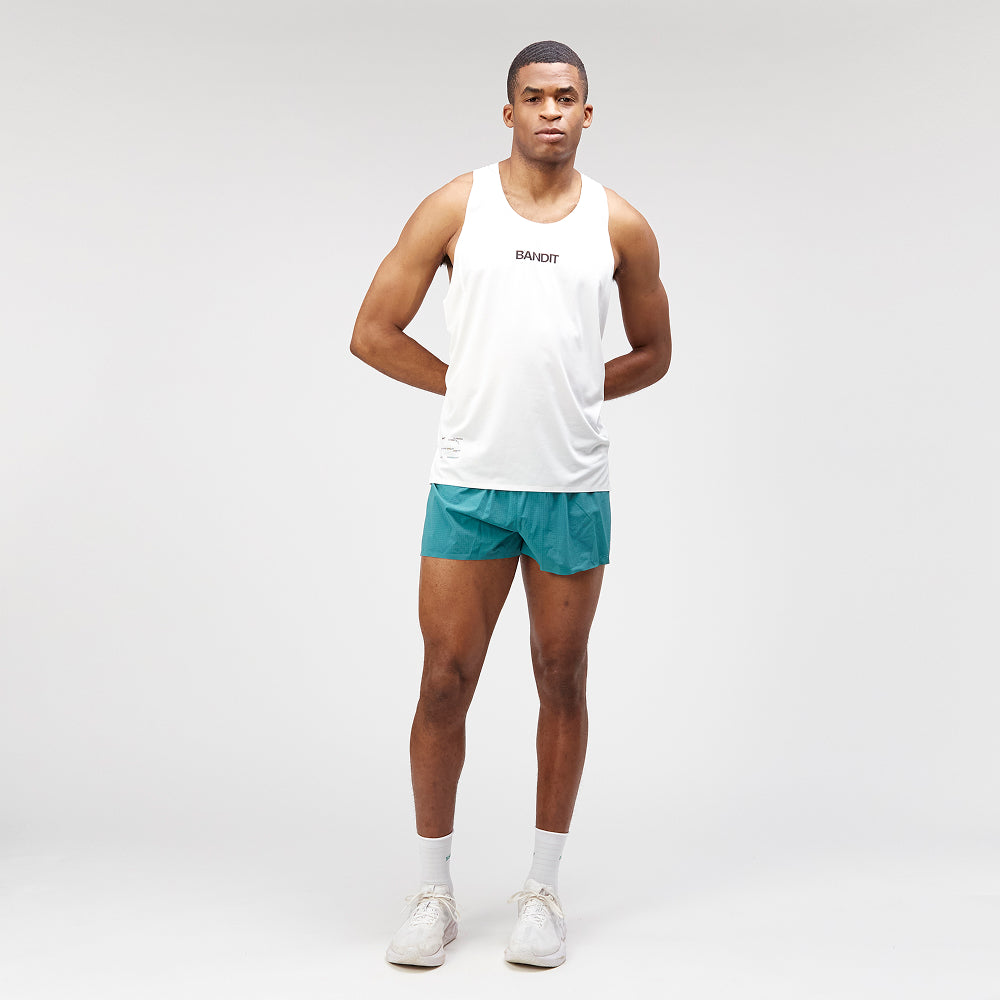 Bandit Drift Racing Singlet White
