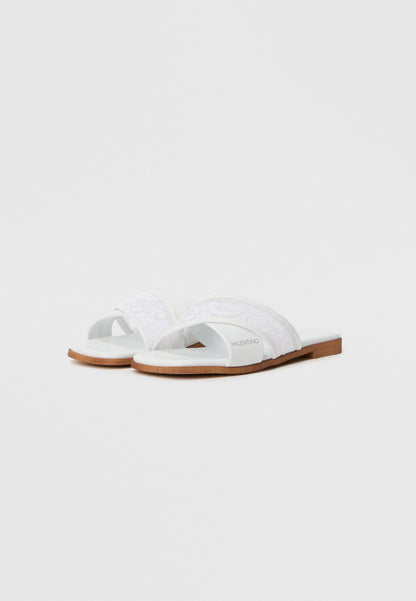 Valentino Mules - White
