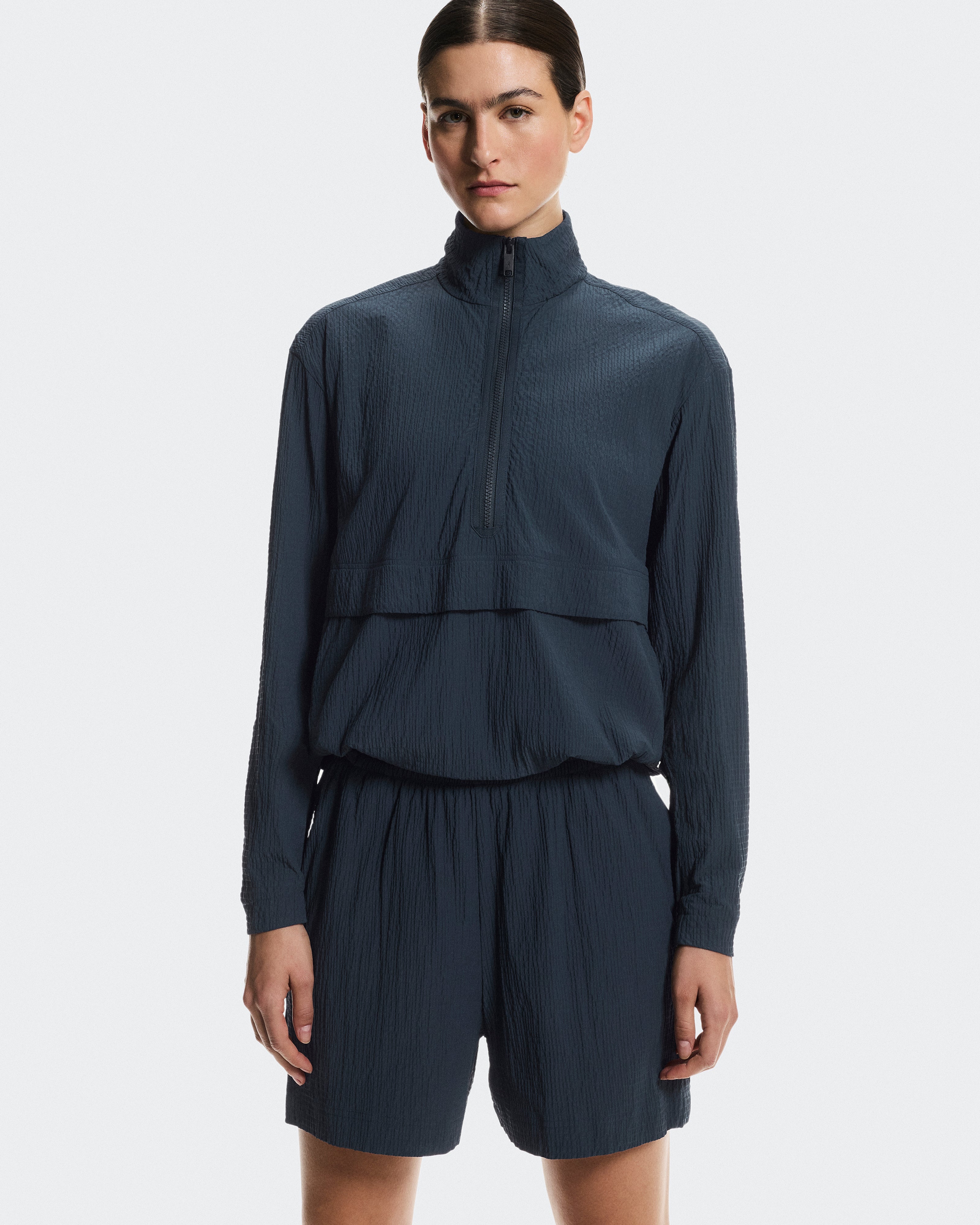 On Courtside 1/2 Zip Eaze Midnight (Women'S)