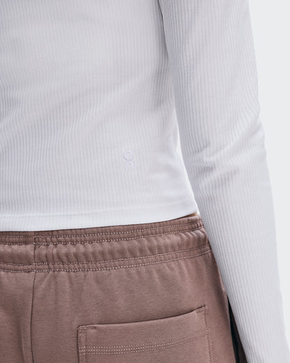 On All-Day Ribbed Long-T White (Women'S)