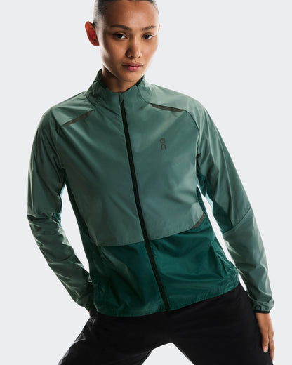 On Weather Jacket Spirulina | Olive (Women's)
