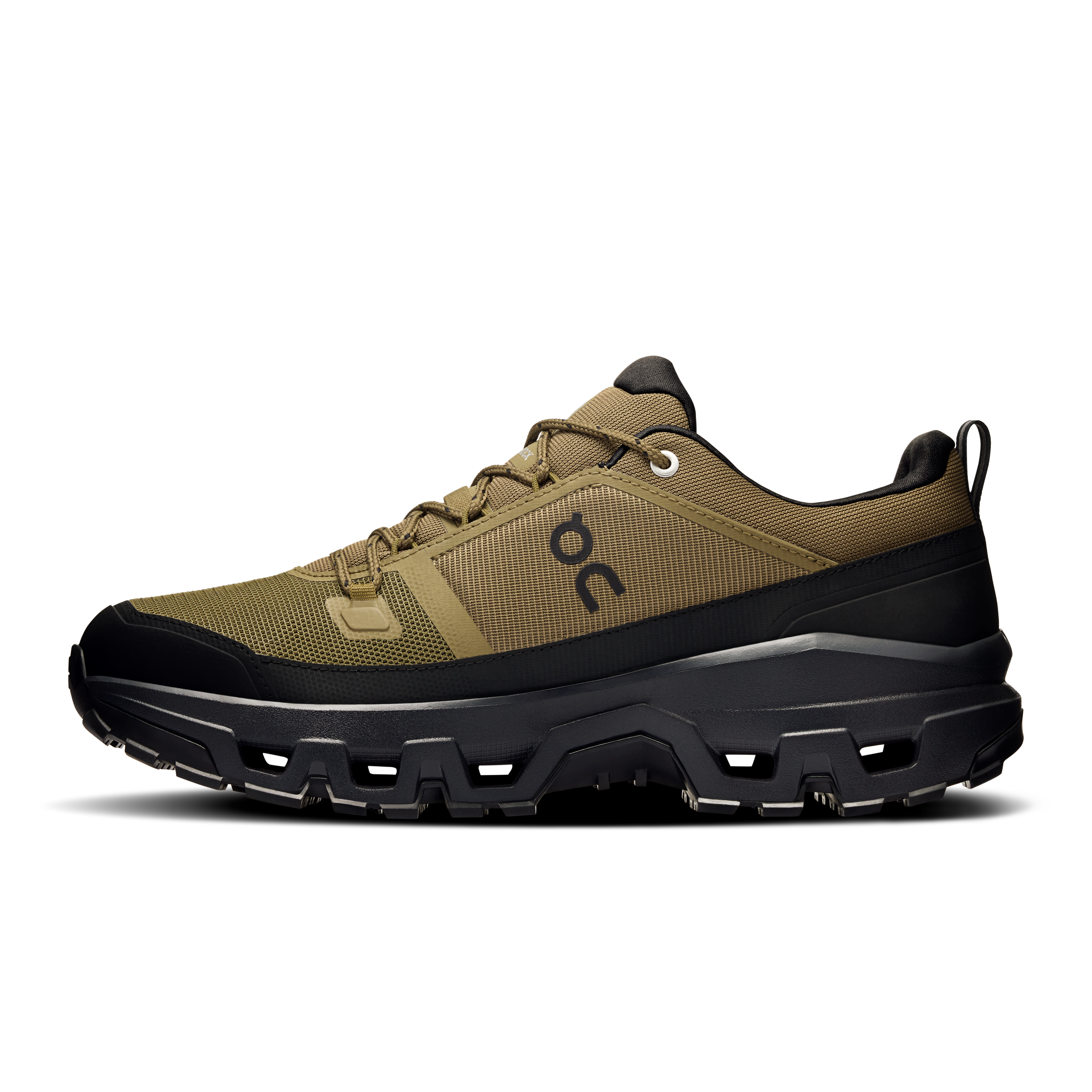 on running cloudrock low waterproof hunter black