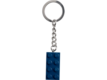 Lego Earth Blue 2x4 Key Chain