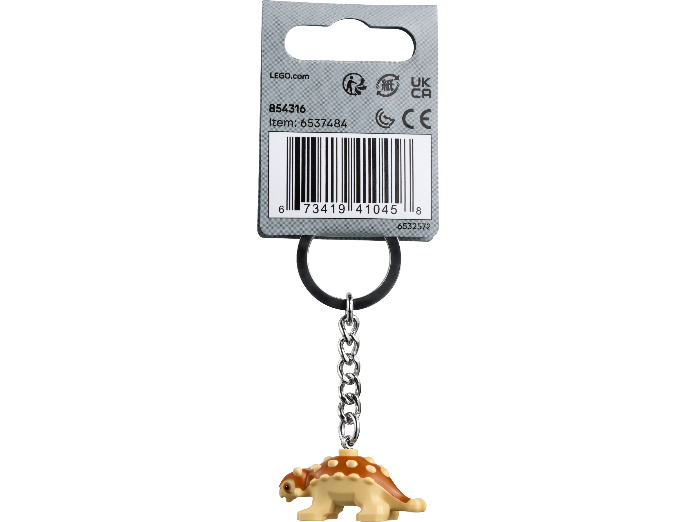 Lego Baby Ankylosaurus Key Chain