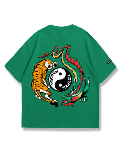 GREEN DRAGON TIGER T-SHIRT