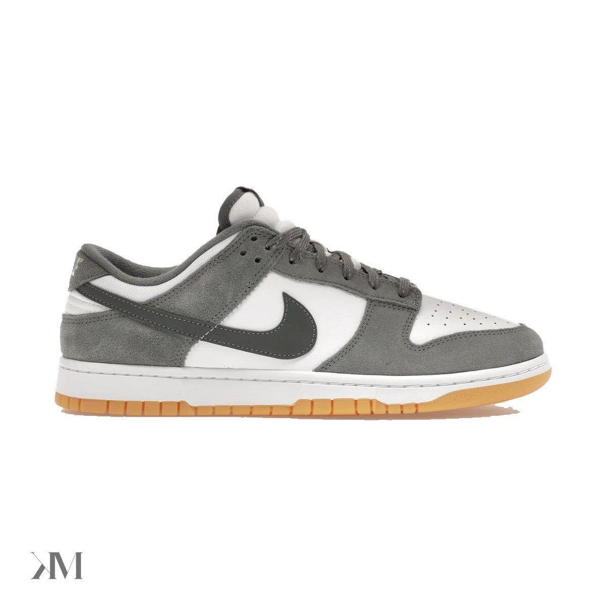 Nike Dunk Low Smoke Grey Gum 3M Swoosh, side profile
