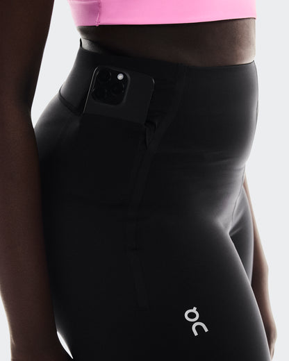 On Train Tights Short Black (Women's)