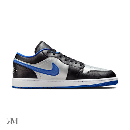 Air Jordan 1  Low Black Game Royal Metallic Platinum Sale