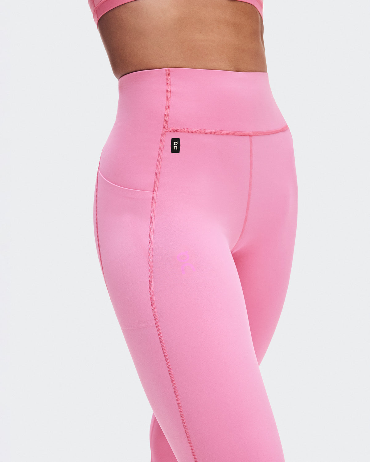 On Train Tights 7/8 Bubblegum (Women'S)