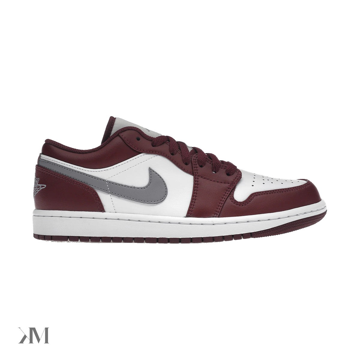 Jordan 1 Low White Bordeaux
