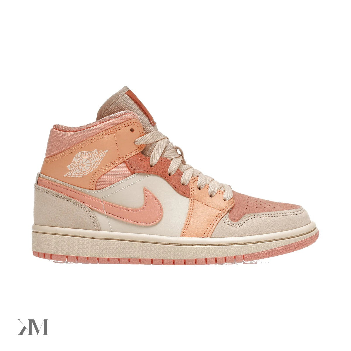 Jordan 1 Mid Apricot Orange (Women'S)