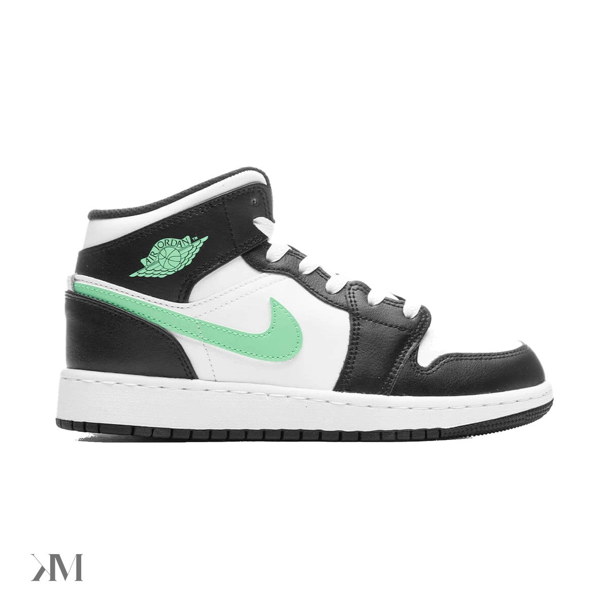 Jordan 1 Mid Green Glow (Gs)