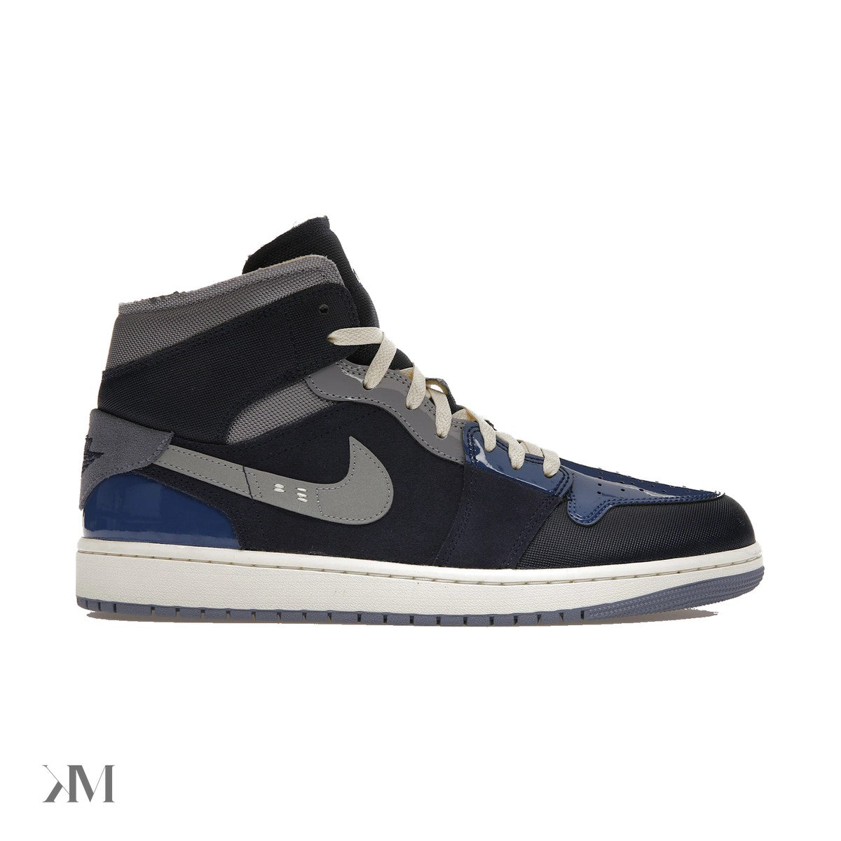 Jordan 1 Mid Se Craft Obsidian French Blue Ashen Slate White