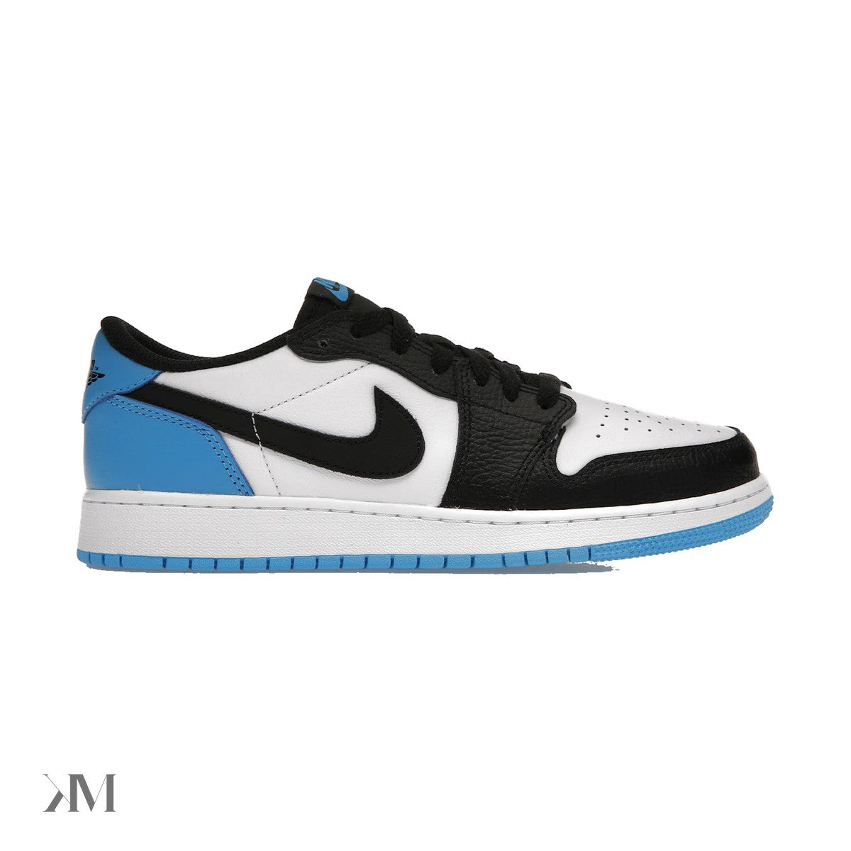 Jordan 1 Retro Low Og Black Dark Powder Blue (Gs)