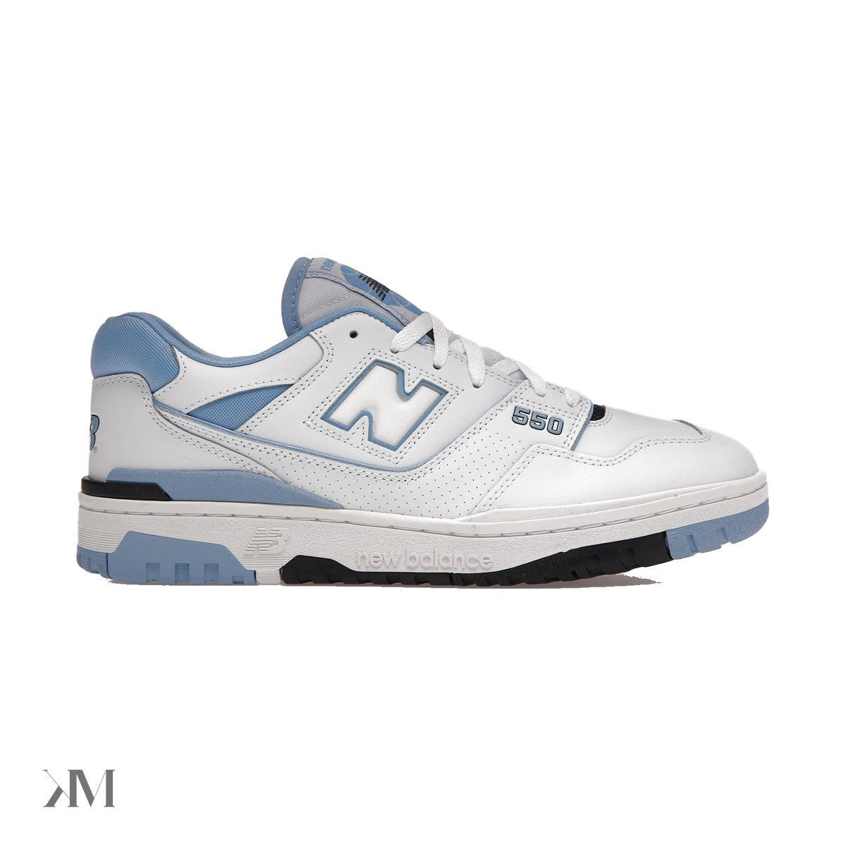 New Balance 550 Unc White University Blue