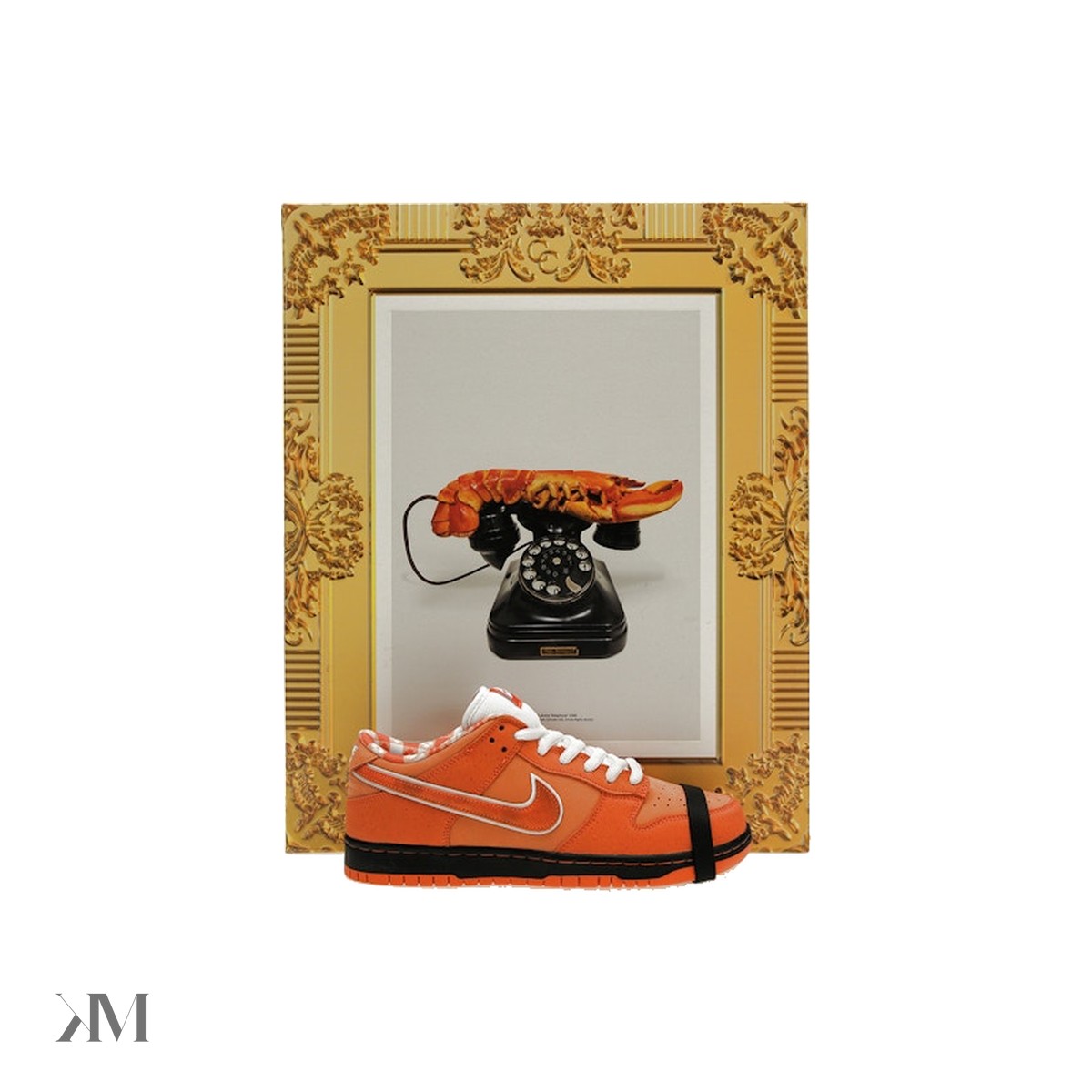 Nike SB Dunk Low Concepts Orange Lobster Special Box, side profile